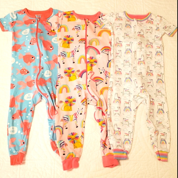 short sleeve footless sleepers